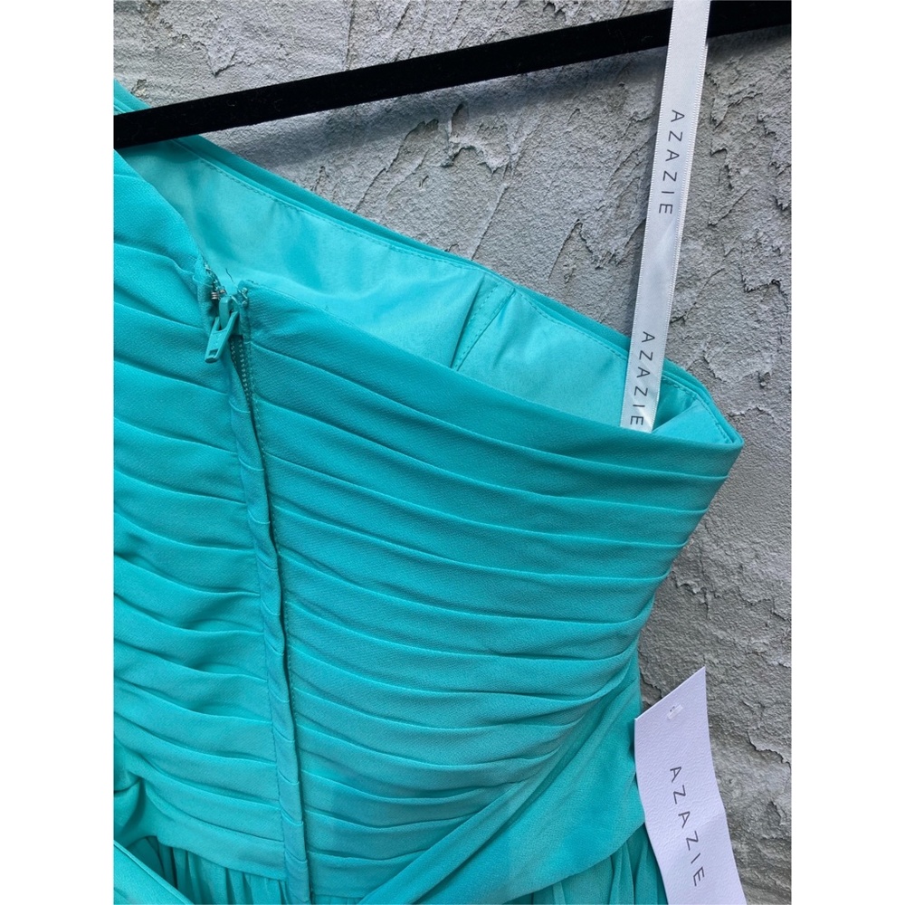 NWT Formal Sky Blue, One Shoulder Dress | Prom, Homecoming, Bridesmaid, Katrina - Picture 8 of 11